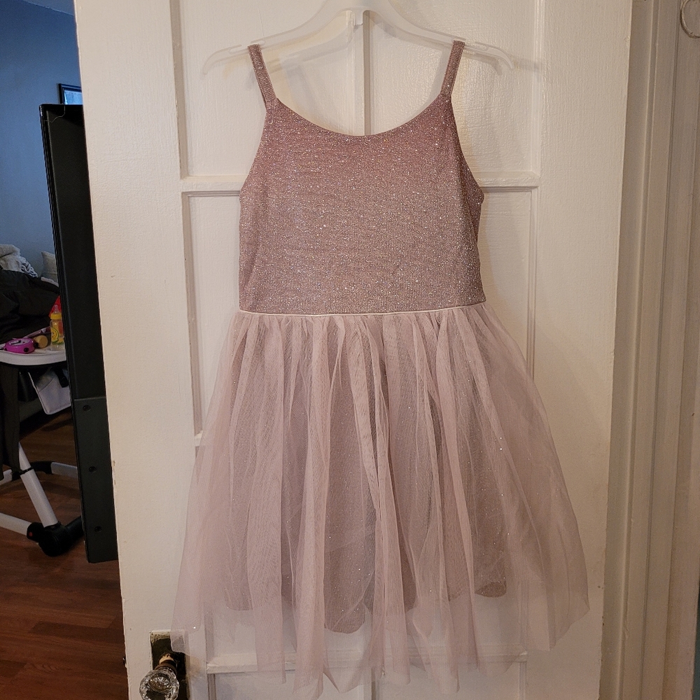 Mauve Gliterry Dress